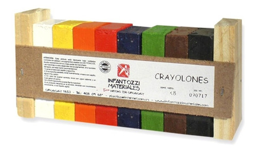 Crayolones-i 855 Caja  8 Colores - Mosca