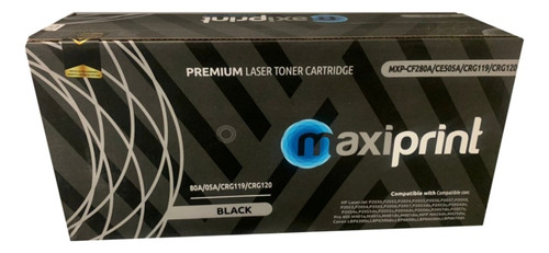 Hp Toner Negro Cf280a 80a Compatible Maxiprint