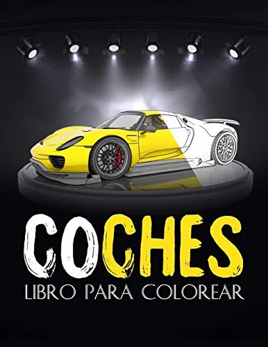 comprar Coches: Libro De Lujo Para Colorear Coches, Para Adultos, Ni
