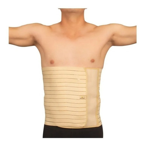 Faja Abdominal Larga Elastica Beige Benesta