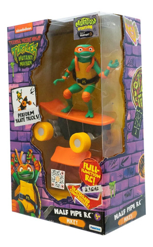 Tortugas Ninja Figura En Skate Radio Control