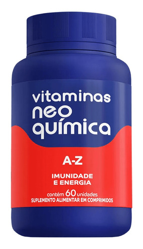Vitaminas Neo Química  A A Z Com 60 Comprimidos