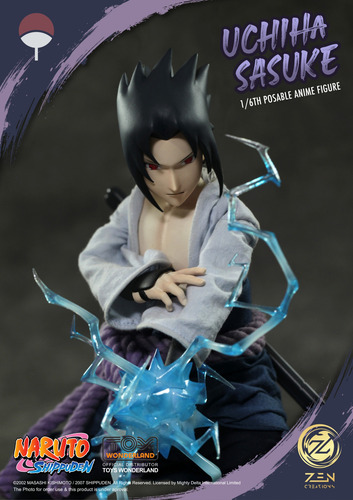 Boneco Sasuke Uchiha Naruto Itachi Figure Zen Creations 1/6