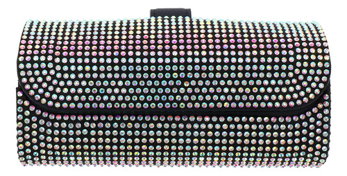 Anteojos De Coche, Funda Con Diamantes De Imitación, Soporte