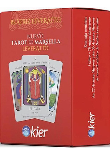 Libro - Nuevo Tarot De Marsella Leveratto [1 Libro+78 Naipe