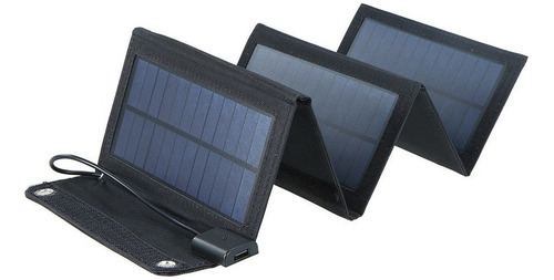 Cargador Solar 20w Panel Solar Plegable Con Puertos Usb