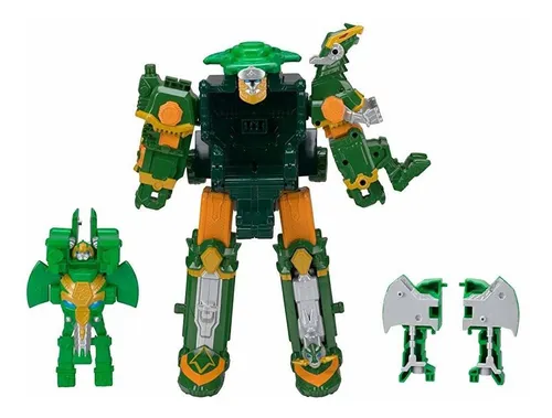 Power Rangers Ninja Steel Dx Rumble Tusk Megazord Figura De