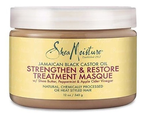 Shea Mascarilla Black Castor