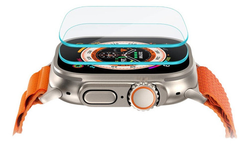 Mica Protector Cristal Templado Para Apple Watch Ultra 49mm