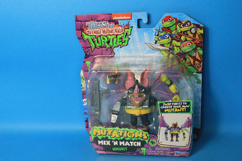 Wingnut Mutations Tmnt Figura (Usado)