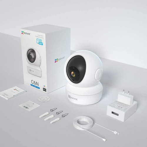 Imagen 8 de 10 de Camara Ip Wifi 2mp Full Hd 1080p Robot 360 Inalambrica Audio