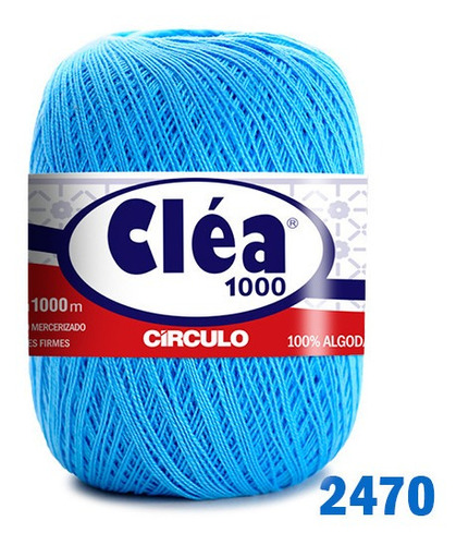 Linha Cléa 1000m Círculo Crochê Cor 2470 - ENSEADA