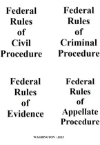 Comprar Libro: Cuatro -- Reglas Del Tribunal Federal: Reglas De: Pro