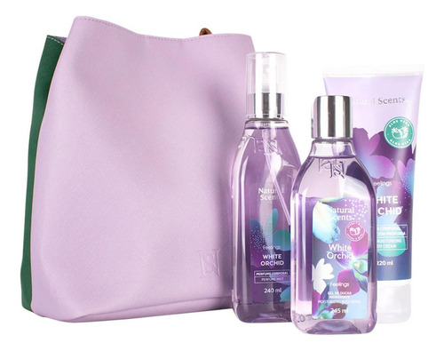 Withe Orchid + Bolsa Natural Scents Cantidad: 4 Piezas