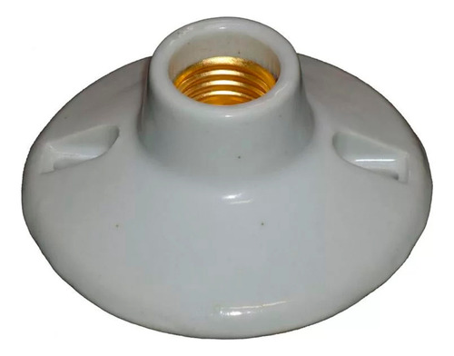 Plafon Redondo Para Lâmpada Inteiro Porcelana - Foxlux Cor Branco 110V/220V