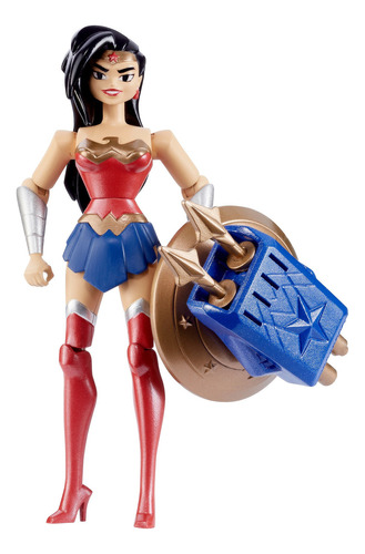 Dc Justice League Action Wonder Woman Figura, 4.5 Pulgadas