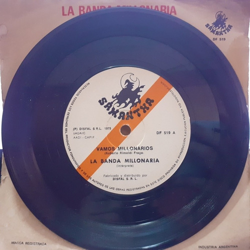Roberto R. Fraga River Vamos Millonarios Vinilo 9 Simple (Usado)