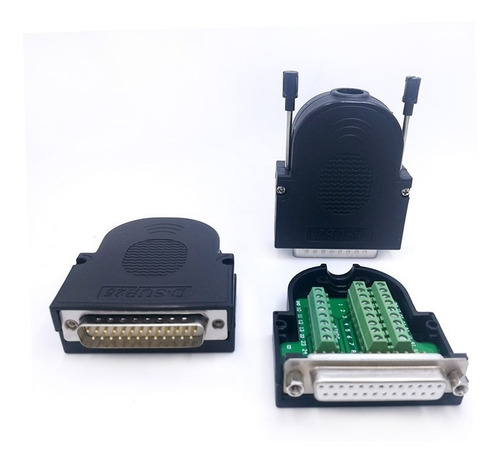 Adaptador Db25 Hembra Macho Rs232 Clemas Terminal Conector