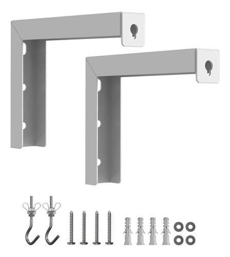 // Conjunto De Suportes Para Tela De Projeção De 2 Peças