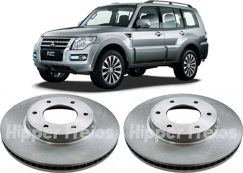 Disco Freio Dianteiro Pajero Full 3.2 3.8 2007 A 2015 - Par