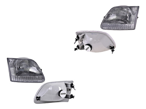 Kit Faros Delanteros C/ajuste Ford Expedition 97/02 Depo