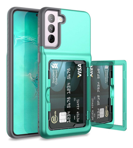 Funda Galaxy S21 Plus Welovecase Wallet Mint