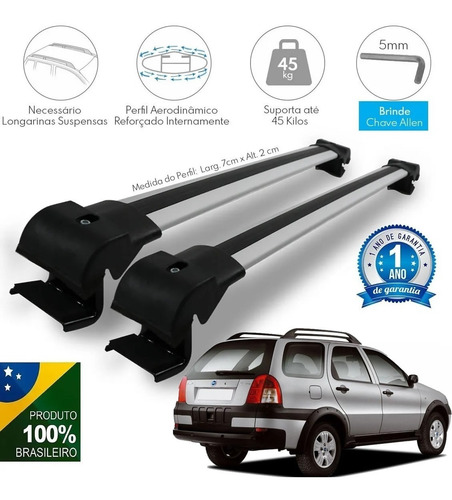Travessa De Teto Fiat Palio Adventure 1996 A 2008