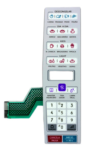 Teclado Original Microondas Electrolux Meo44