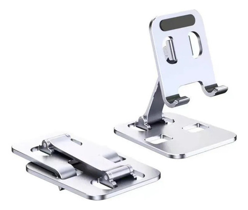 - Soporte Metálico Ajustable Para Teléfono Móvil O Tableta