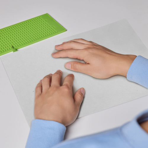 20 Piezas De Papel Braille: Hojas A4 De Papel Para Escribir