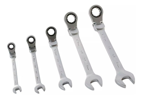 Set Juego Llave Crique 5 Piezas Bahco Combinadas Articulada
