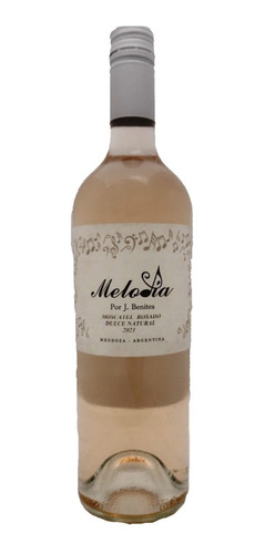 Vino Vegano Melodía Moscatel Rosado Dulce Natural Vinos