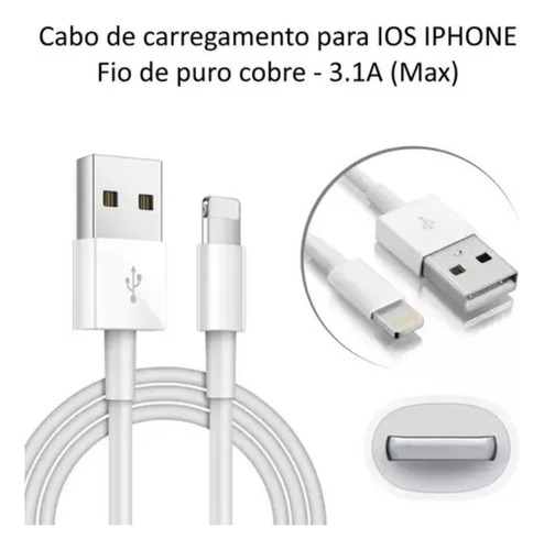 Cabo It-blue Max-0305 Usb P/ iPhone 12 13 Lightning