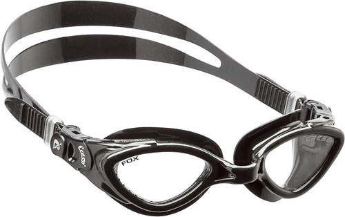 Goggles Natacion Marca Cressi Modelo Fox Black Black Color Negro