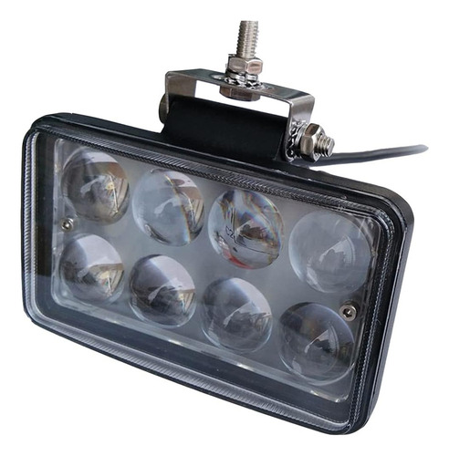 Neblinero 8 Led Con Lupa Auto Camión 9-30v 15x9cm Rectangula