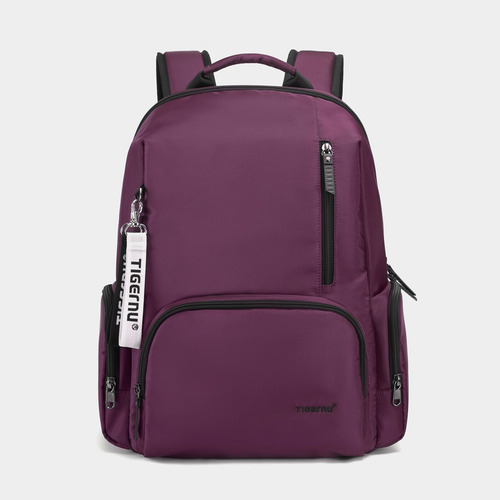 Mochila Tigernu Ejecutiva Para Notebook Morado T-b9178