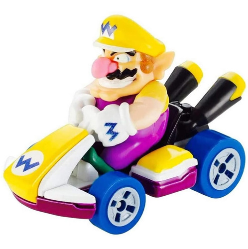 Imagem 1 de 3 de Wario Mario Kart Standard Hot Wheels Mattel