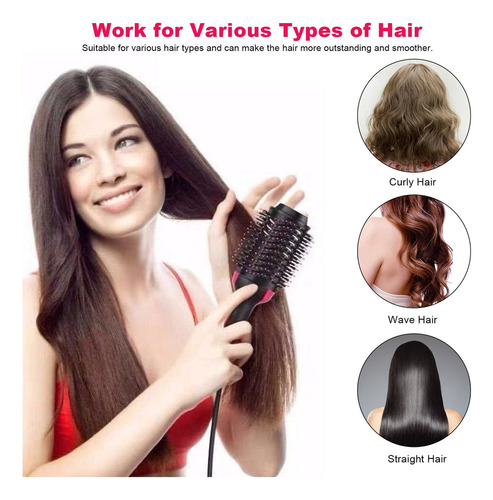 Un Paso Secador De Pelo Y Volumizer Cepillo De Aire Caliente