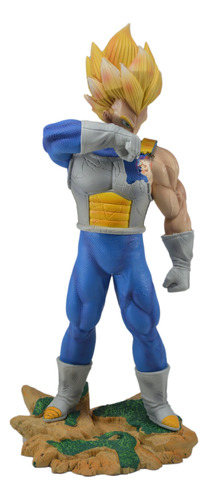 Figura Muñeco Dragon Ball Z Vegeta Ssj Super Saiyan Pose 3