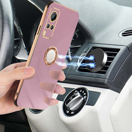 Capa Para Oppo A40 4g Galvanoplastia 6d Anel