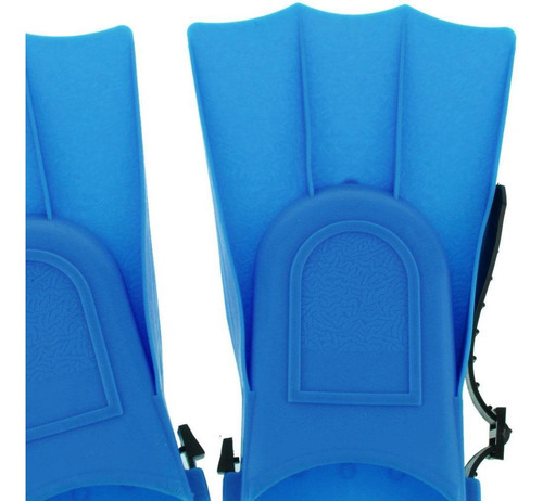 Adultos Aletas De Natación Aletas Ajustables S Azul