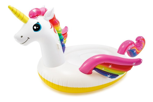 Colchoneta Inflable Intex Mega Unicornio 287 X 193 Cm.