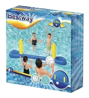 Set Volleyball Para Pileta Inflable Red Pelota Bestway