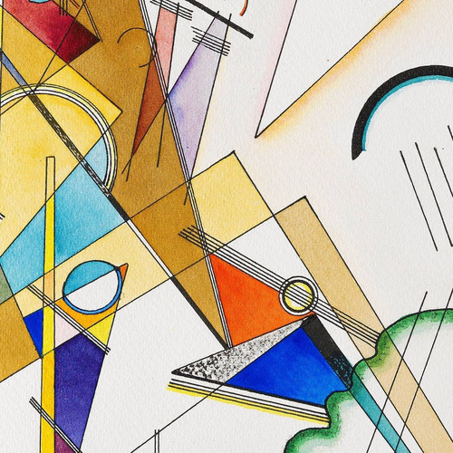 Cuadro Pañuelo De Papel - Wassily Kandinsky - Año 1923