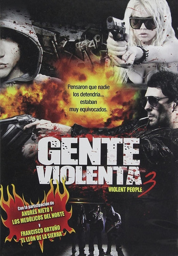 Dvd Gente Violenta 3 - Jorge Aldama - Región 1