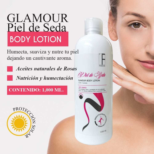 Imagen 2 de 2 de Crema Corporal Piel De Seda Con Extracto De Rosas