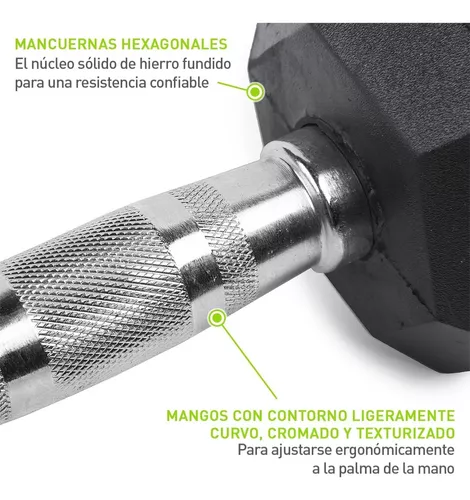 Mancuerna Hexagonal Hex Dumbbell – LYCAN FITNESS