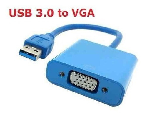 Imagen 5 de 7 de Cable Adaptador Usb 3.0 A Vga Conversor Nuevo Local 1 Junta