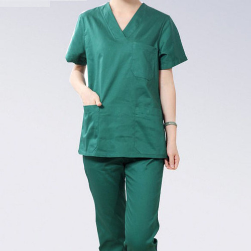 Pantalón Uniforme De Algodón Para Hombre Y Mujer Con Cuello