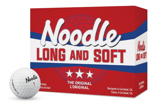 Buke Golf Pelotas Taylormade Noodle Long & Soft - Caja X 48